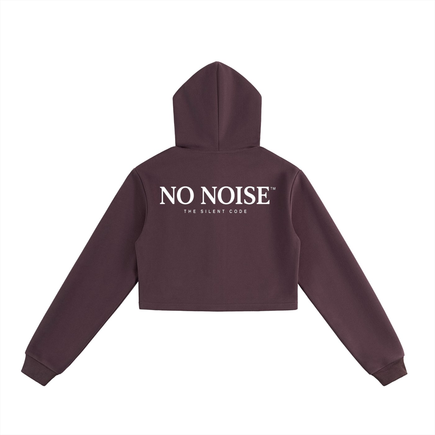 NO NOISE™ SILENT FORM CROPPED ZIP