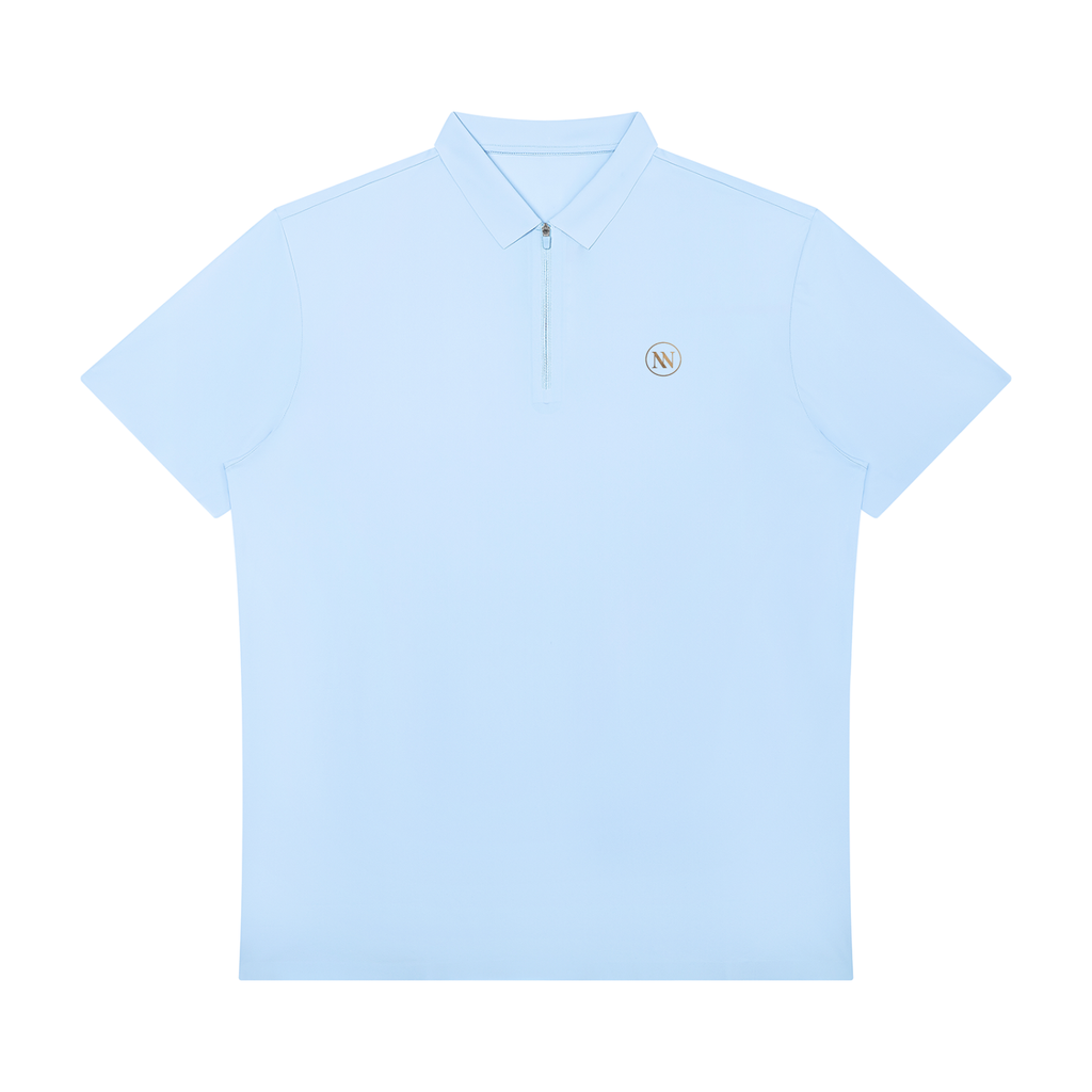 THE MOTION QUARTER ZIP POLO - HORIZON