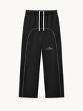 Contrast-Stitched Fleece Sweatpants