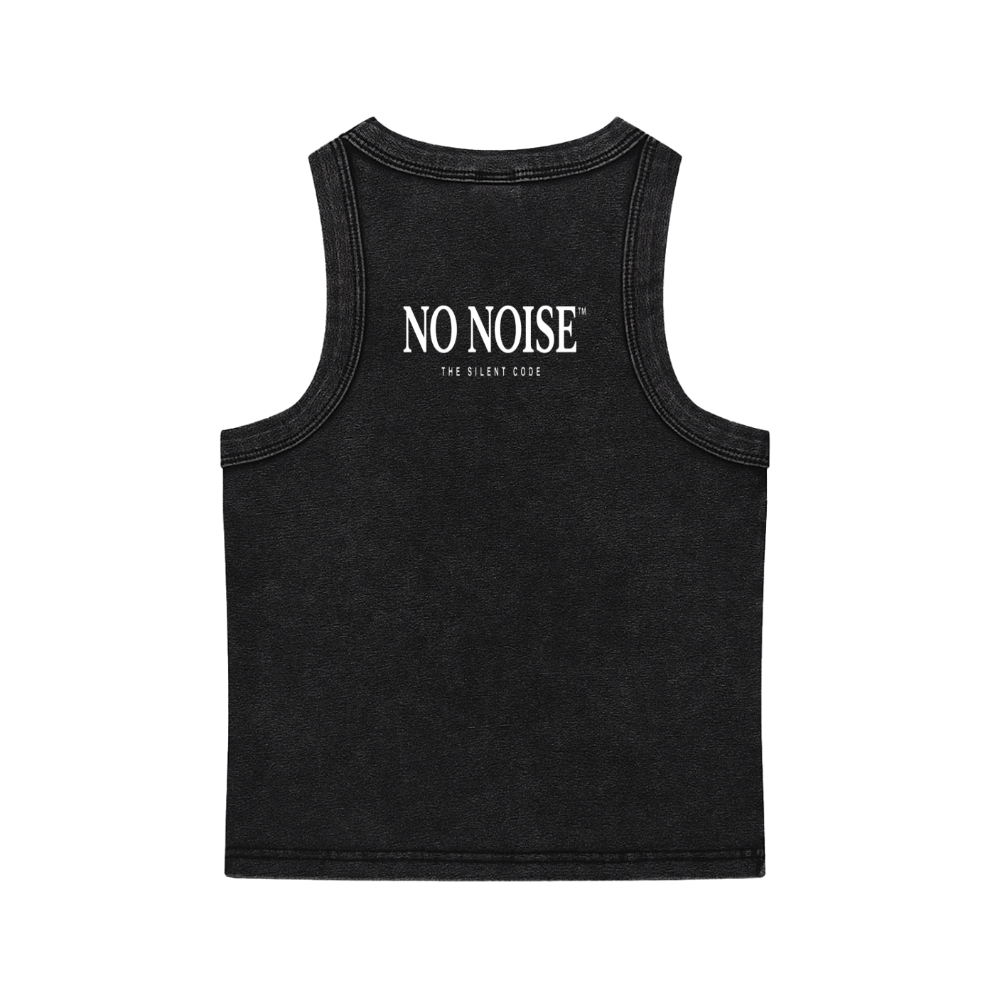 NO NOISE™ SECOND SKIN TANK BLACK
