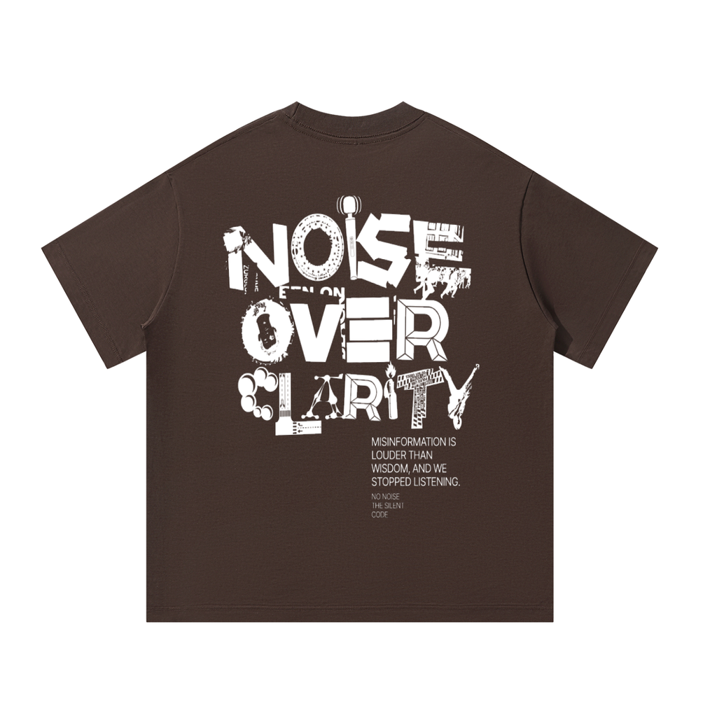 NO NOISE™ NOISE OVER CLARITY BOX TEE