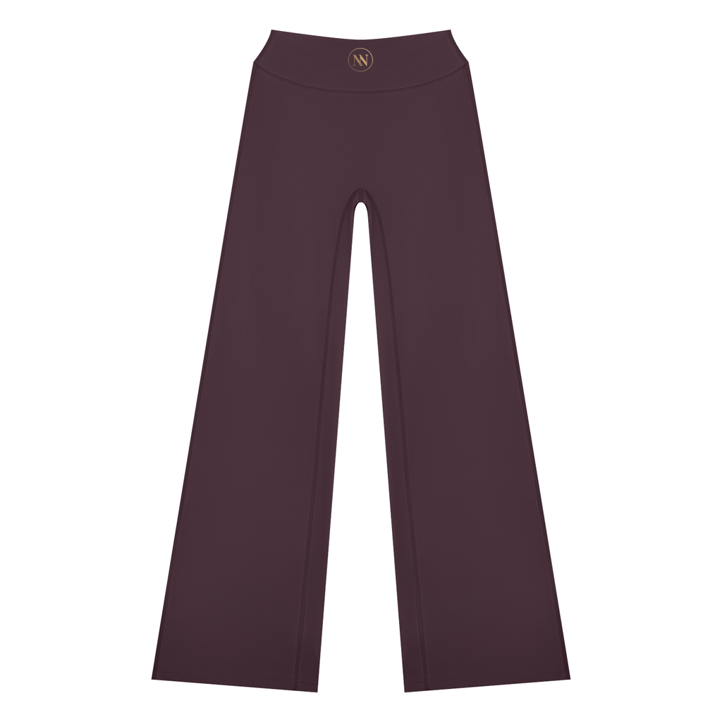 Studio High Rise Flare Pant (Plum)