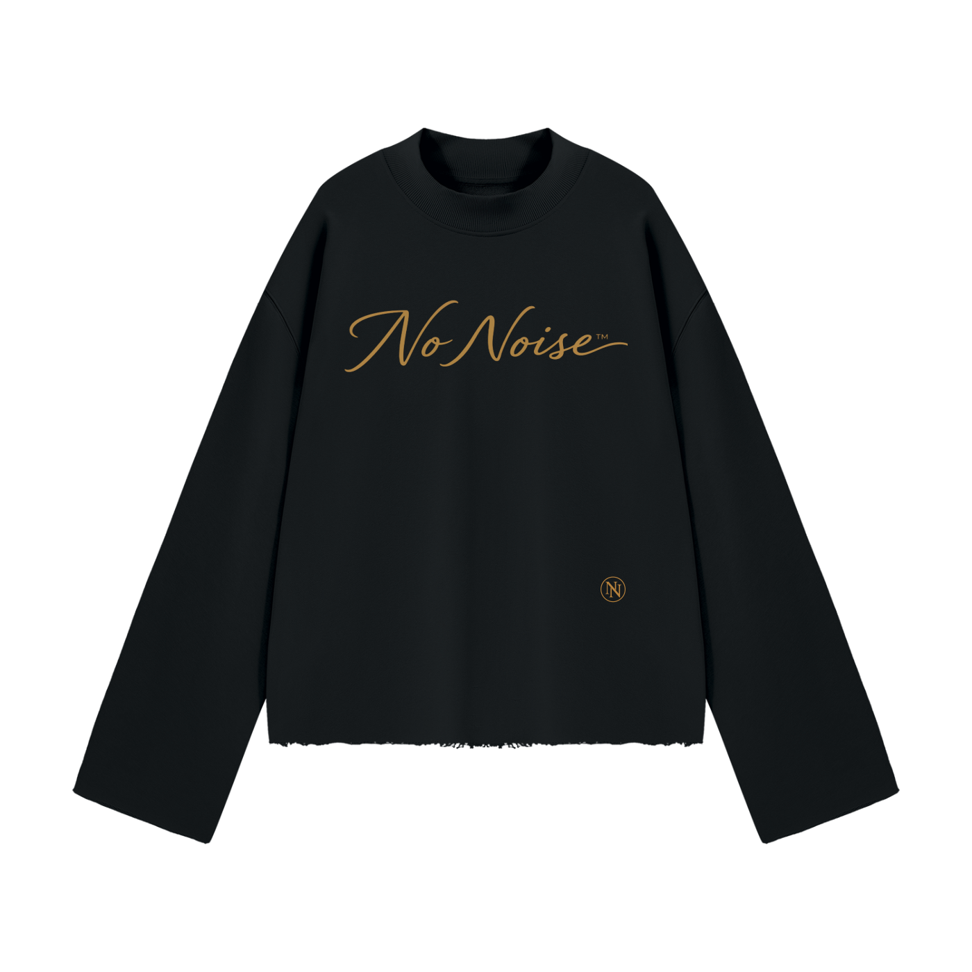 The Signature Crew Mock Neck - Midnight