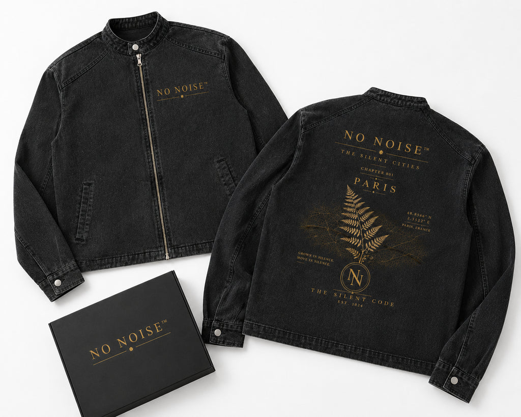 NO NOISE™ 001 SILENT FORM JACKET — WASHED BLACK