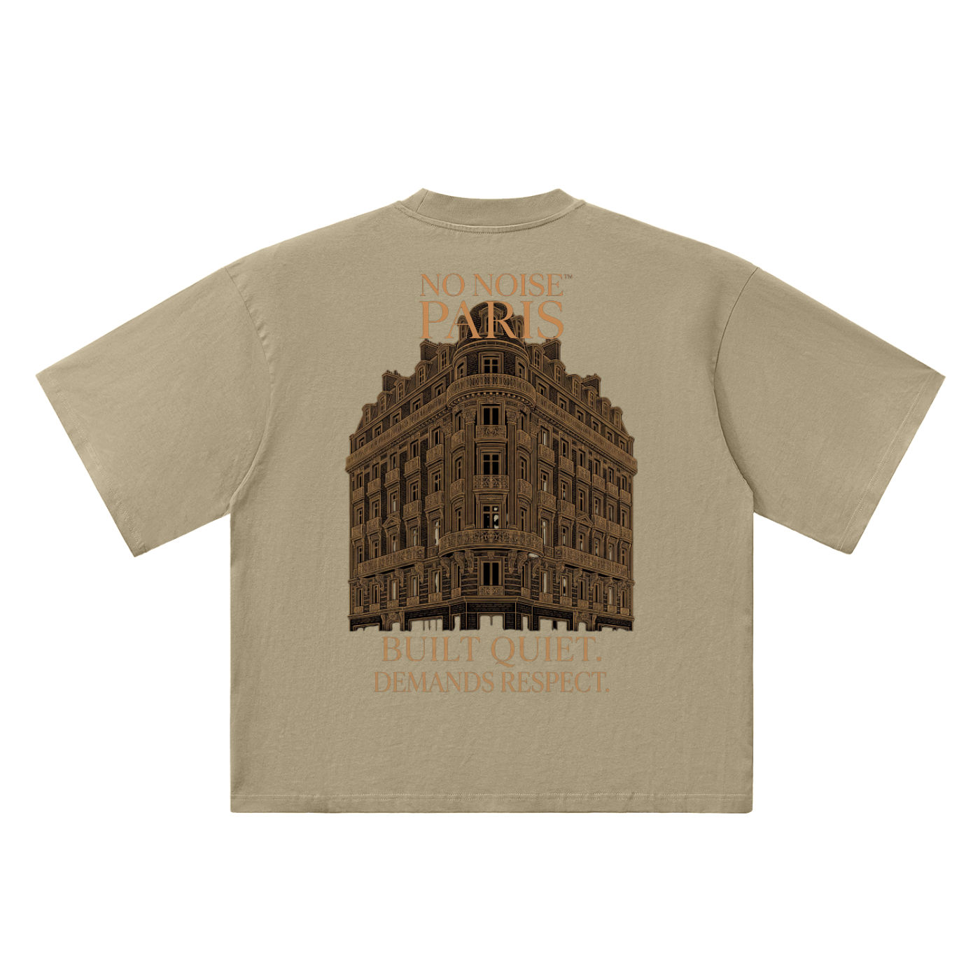 NO NOISE Paris Atelier Tee - Stone — View 2