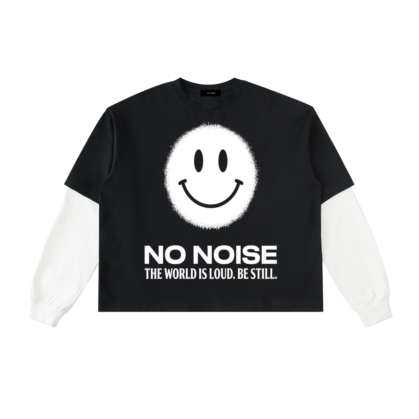 NO NOISE™ HAPPY PLACE LAYERED TEE