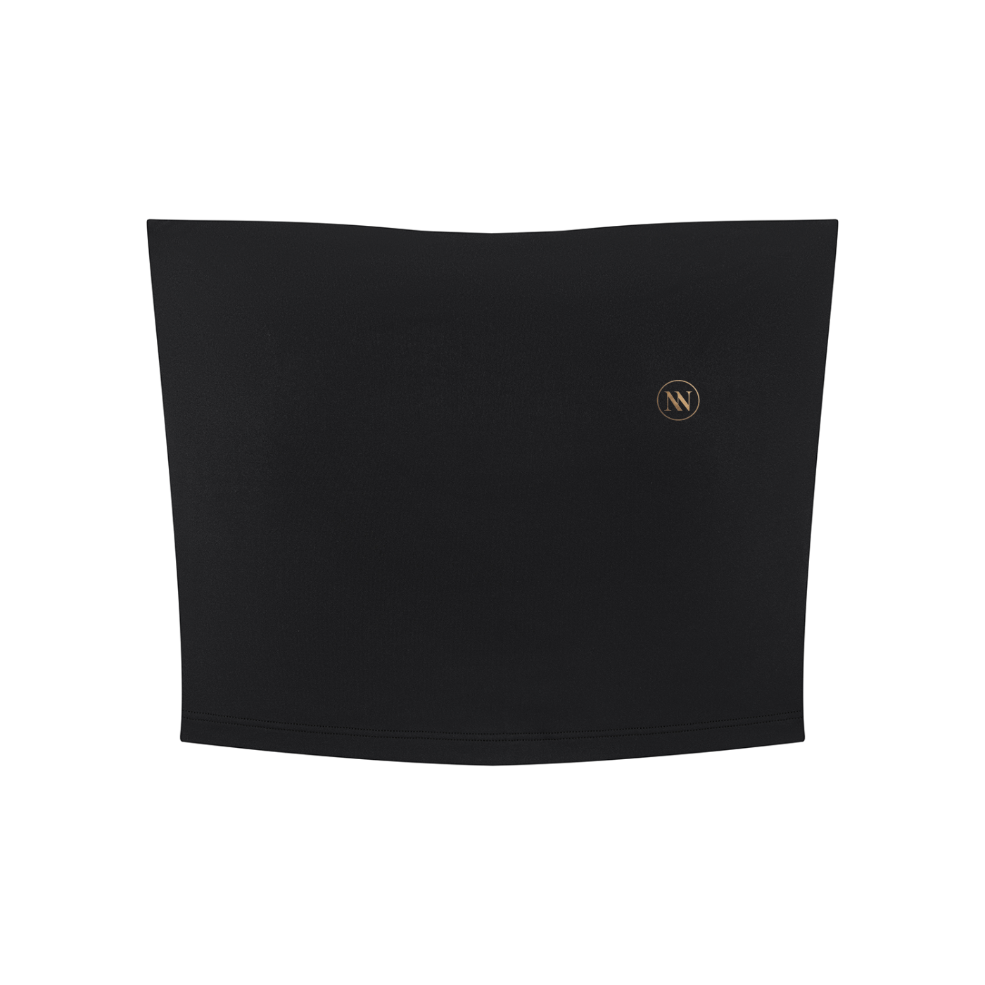 Studio Tube Cropped Top - Black