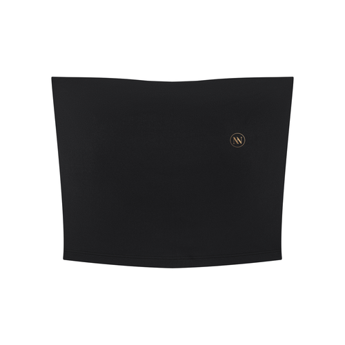 Studio Tube Cropped Top - Black