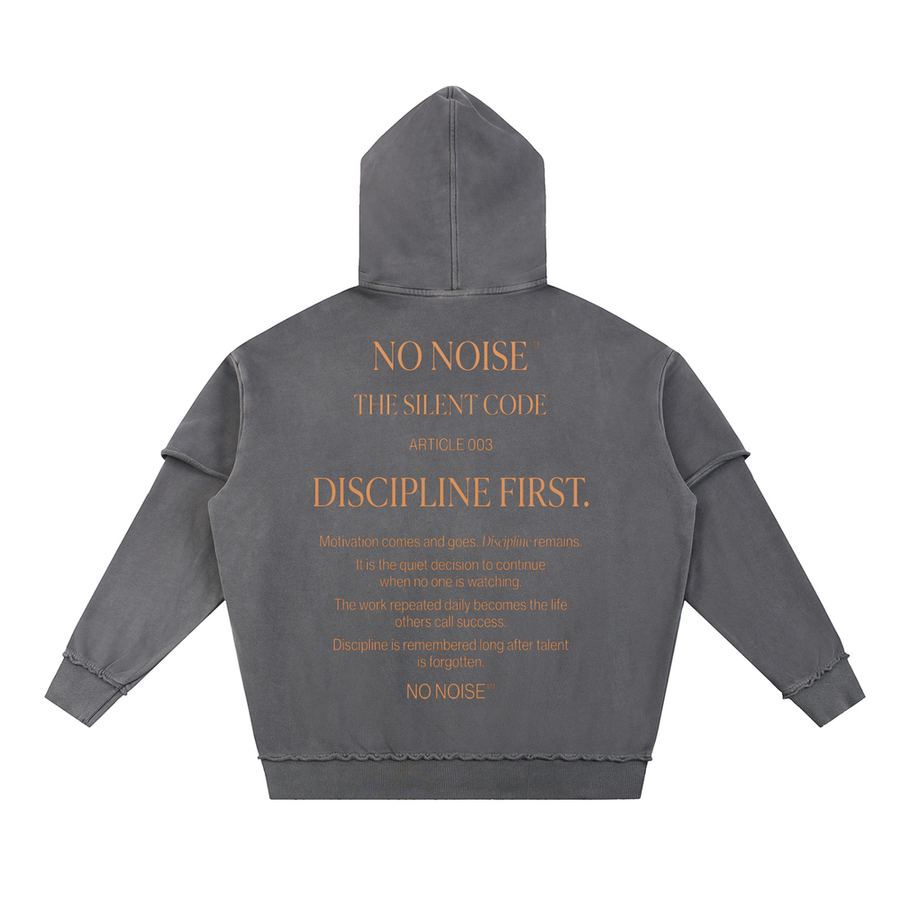 THE SILENT CODE Hoodie — Double Layered Hoodie