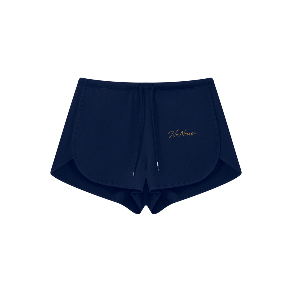 The Signature- HER Drawstring Shorts — NAVY BLUE