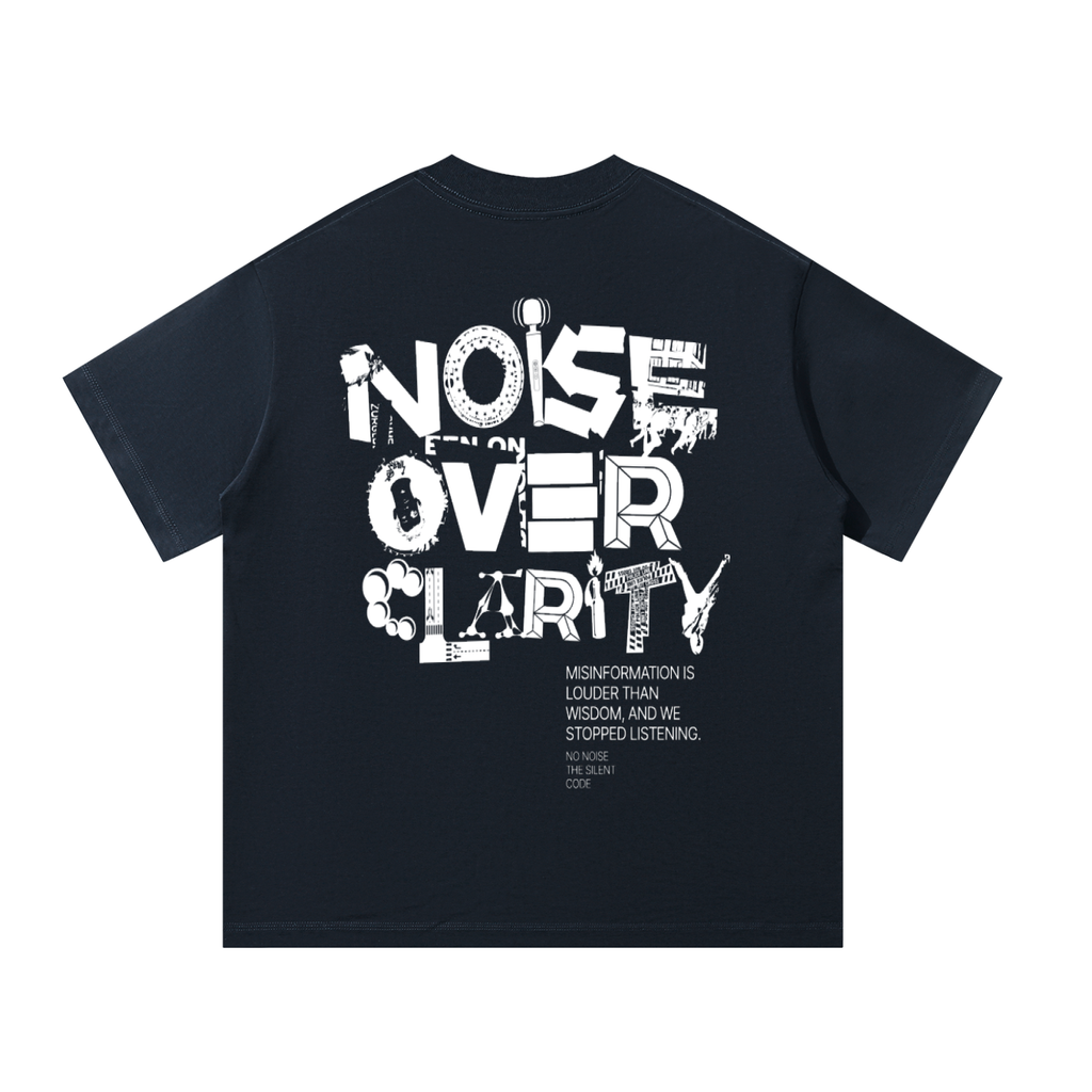 NO NOISE™ NOISE OVER CLARITY BOX TEE
