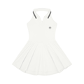 NO NOISE™ SILENT FLOW DRESS WHITE — side view