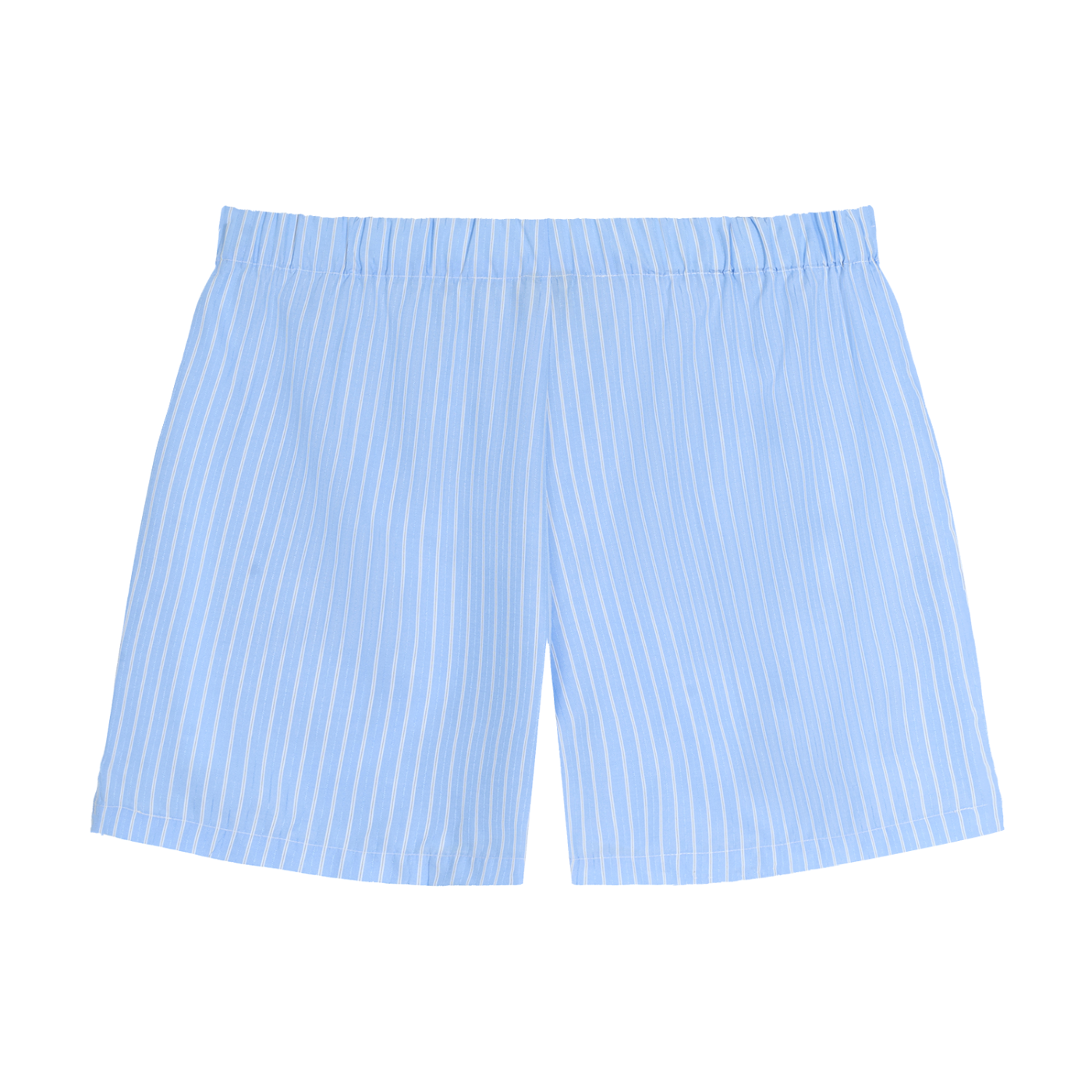 NO NOISE™ The Quiet Signature Short — Powder Blue, back view