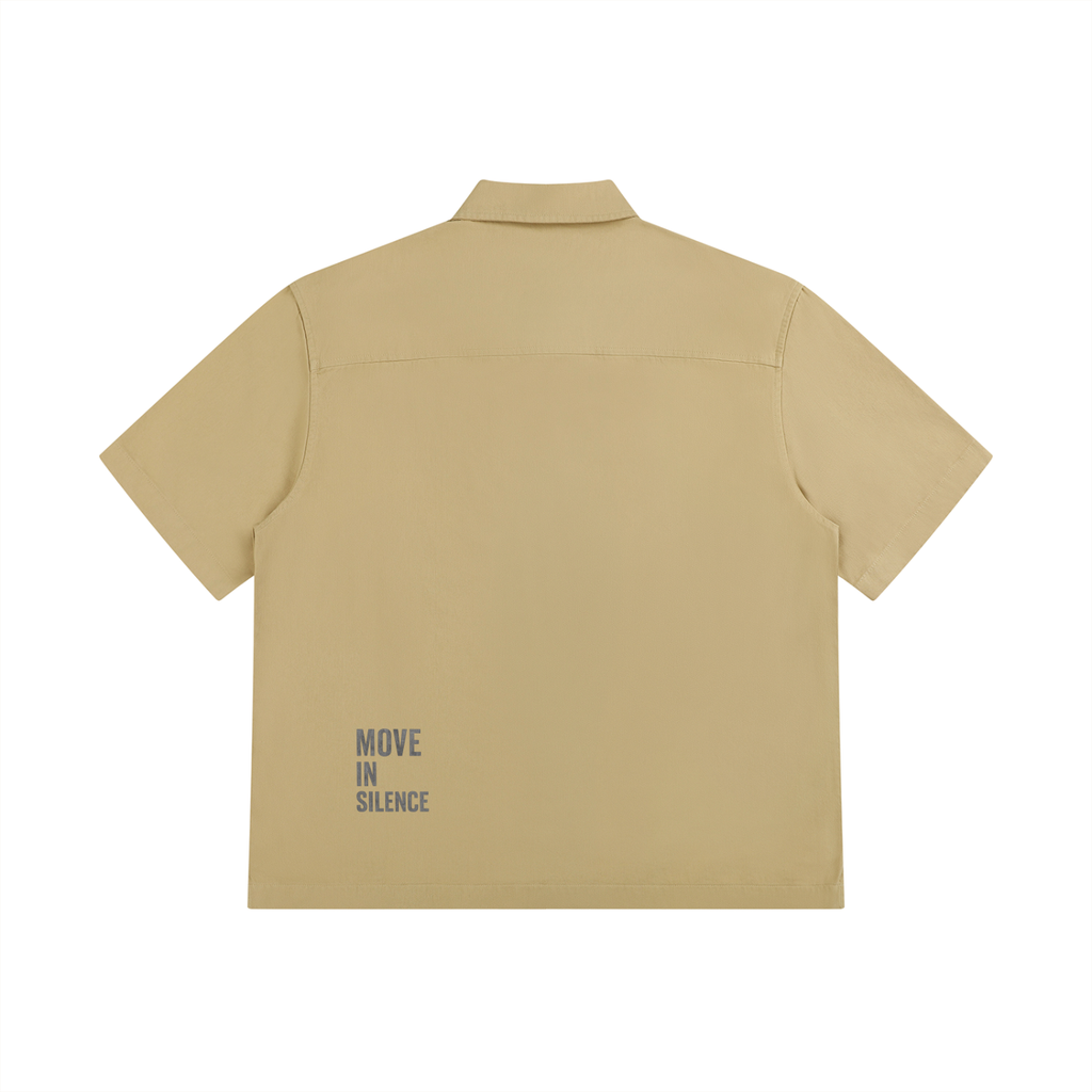 Chemise NO NOISE™ coupe carrée à poches plaquées — Conçue pour le silence.