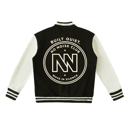 NO NOISE™ CLUB JACKET — BLACK