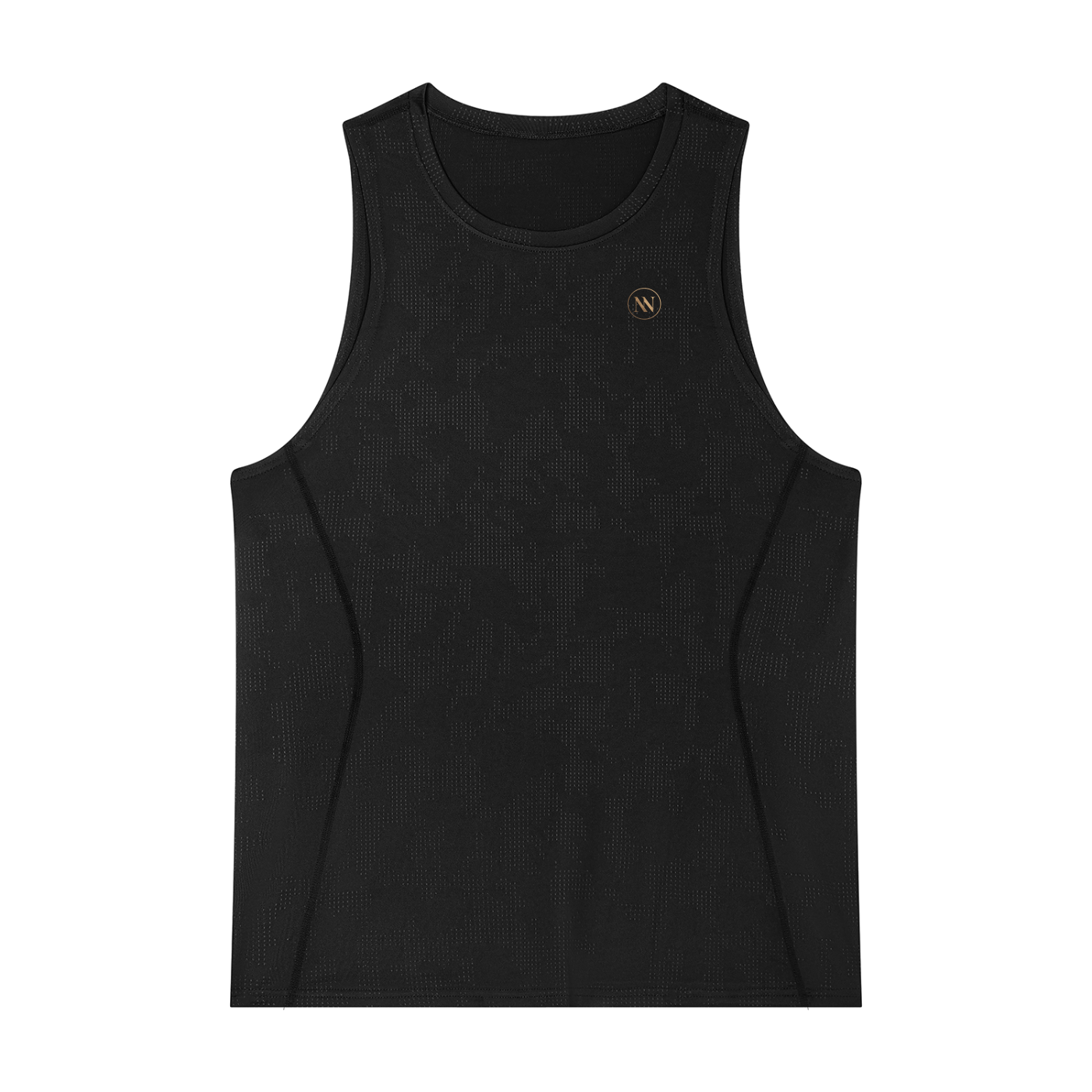 Motion Jacquard Tank — BLACK