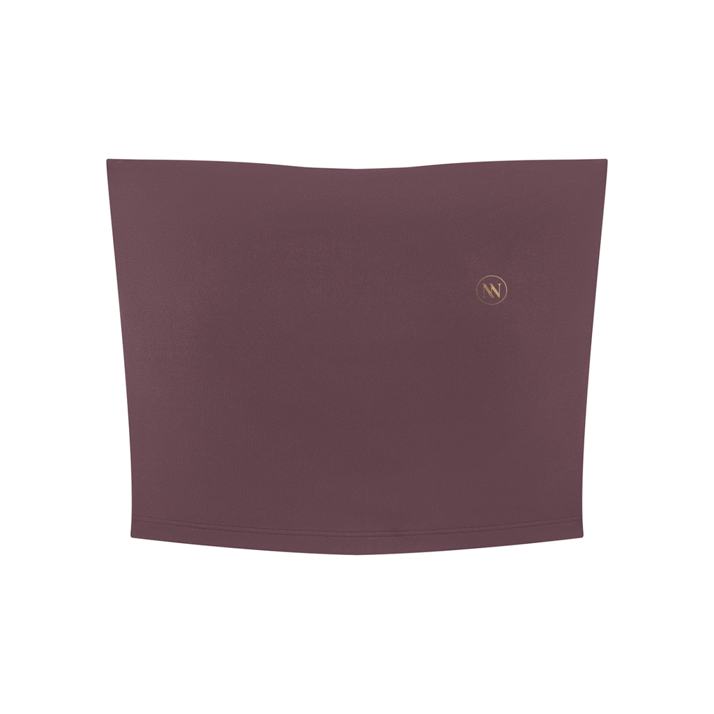 Studio Tube Cropped Top - Plum