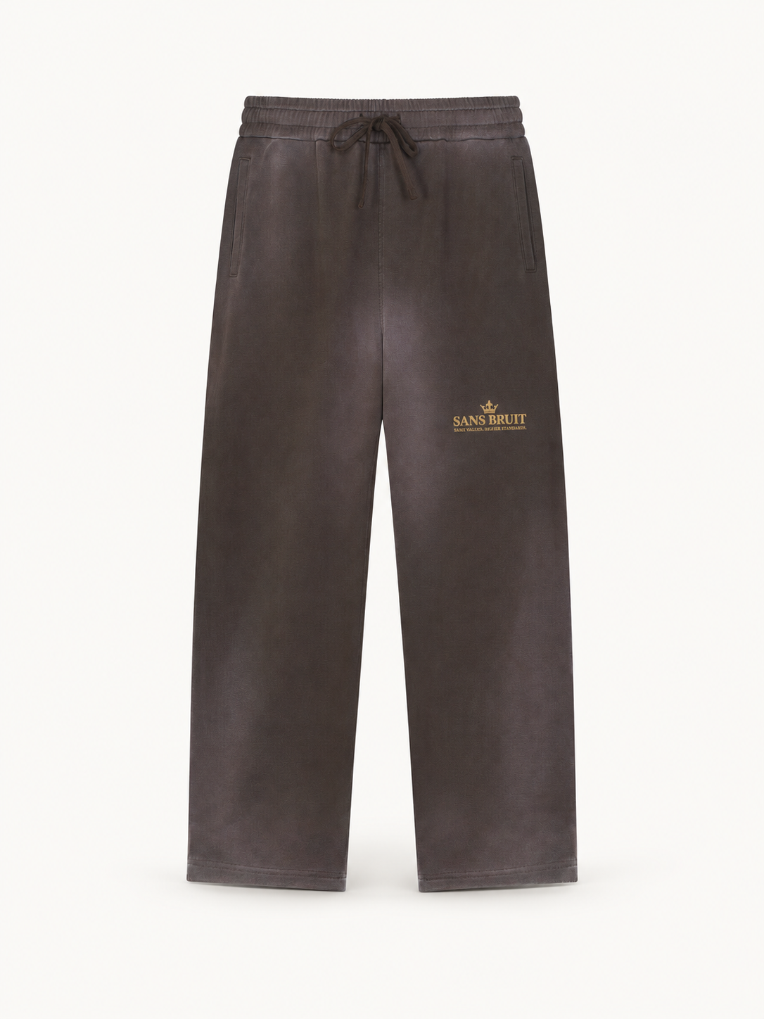 Quiet Standard Straight-Leg Sweatpant — Faded Brown
