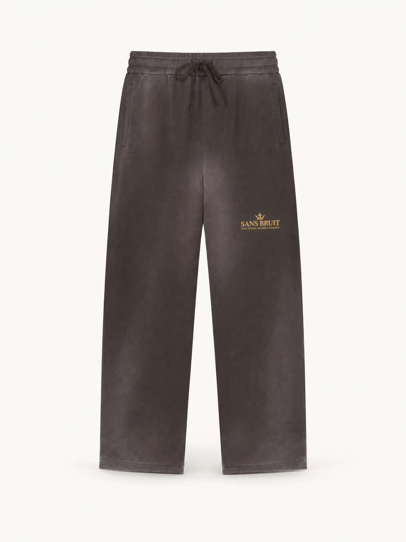 Quiet Standard Straight-Leg Sweatpant — Faded Brown