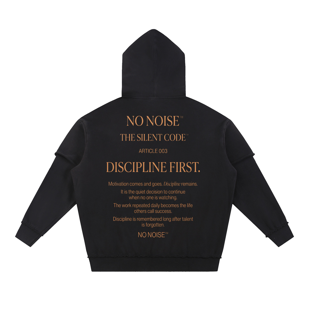 THE SILENT CODE Hoodie — Double Layered Hoodie