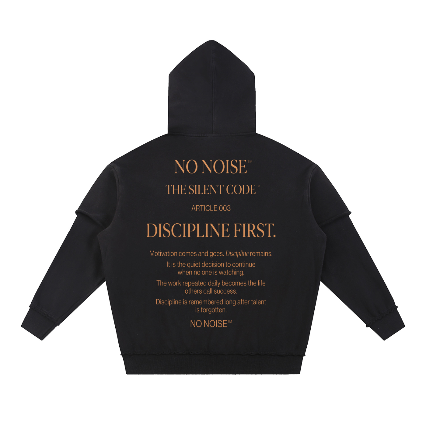 THE SILENT CODE Hoodie — Double Layered Hoodie