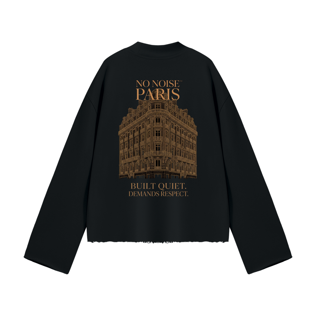 The Signature Crew Mock Neck - Midnight — View 2