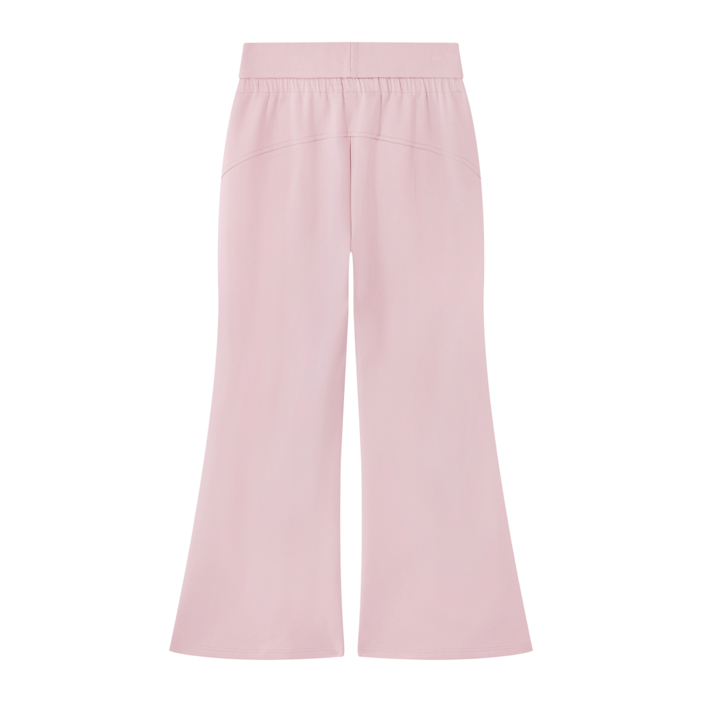 NO NOISE™ Light pink Original Signal flared sweatpants, back