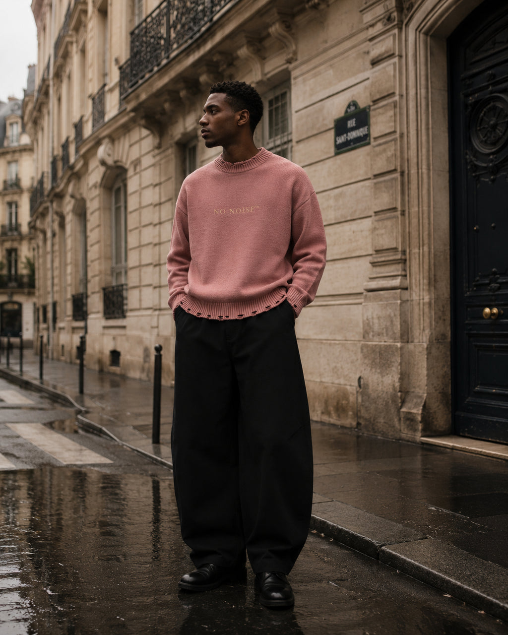 NO NOISE™ THE QUIET SIGNATURE KNIT — DUSTY ROSE (ATELIER EDITION)