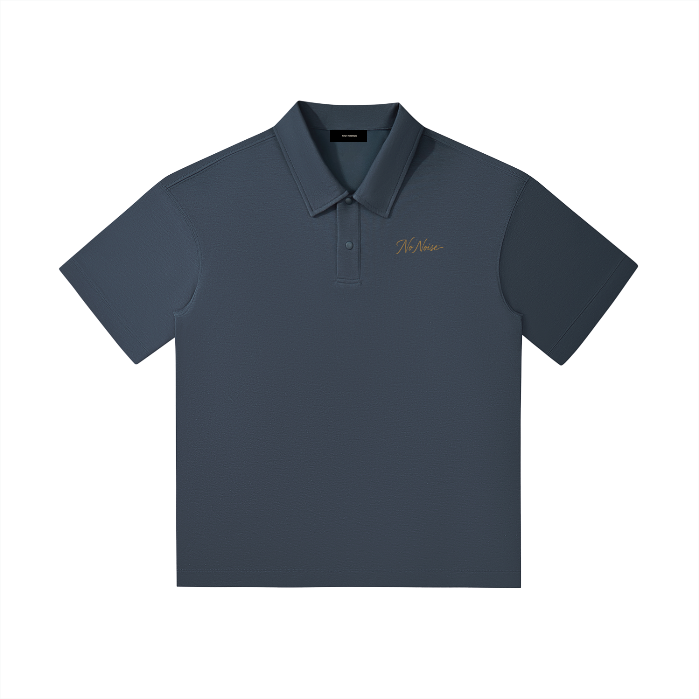 The Signature Drop Shoulder Polo - Slate Blue — View 3