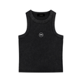 NO NOISE™ SECOND SKIN TANK BLACK — front view