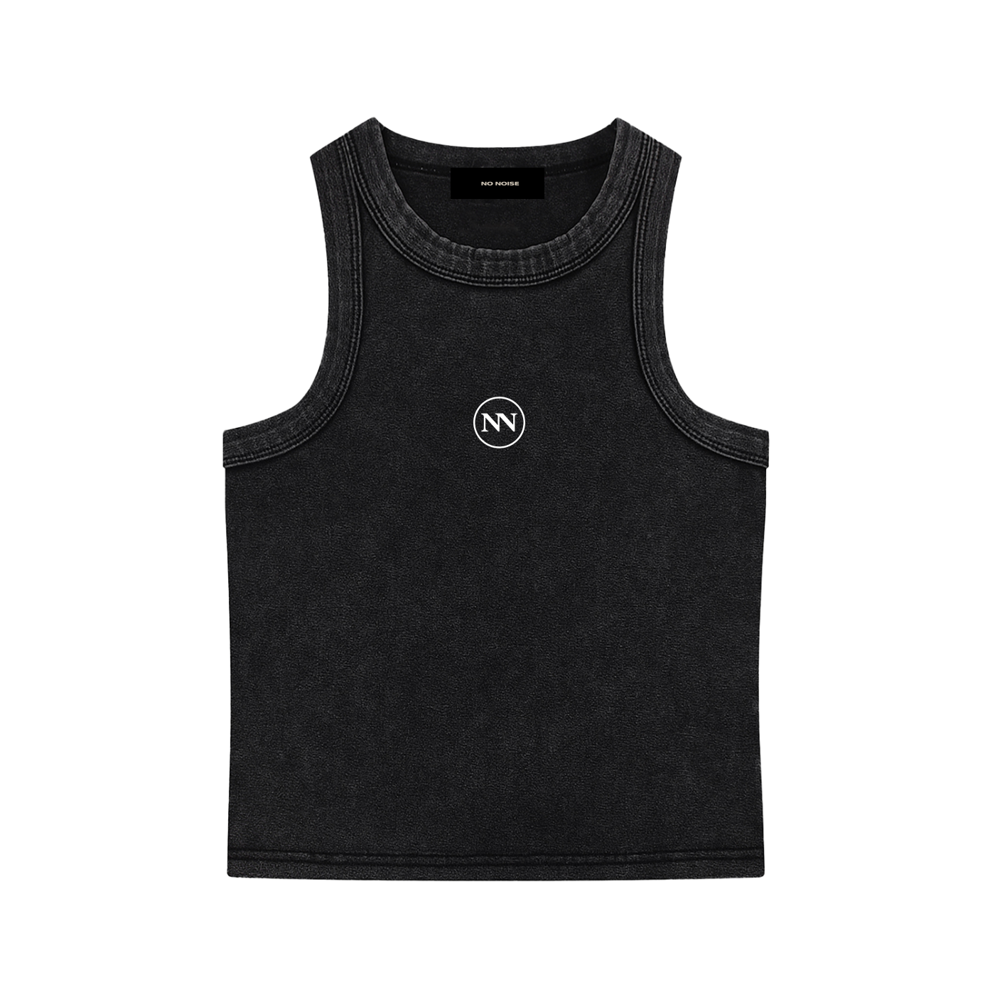 NO NOISE™ SECOND SKIN TANK BLACK