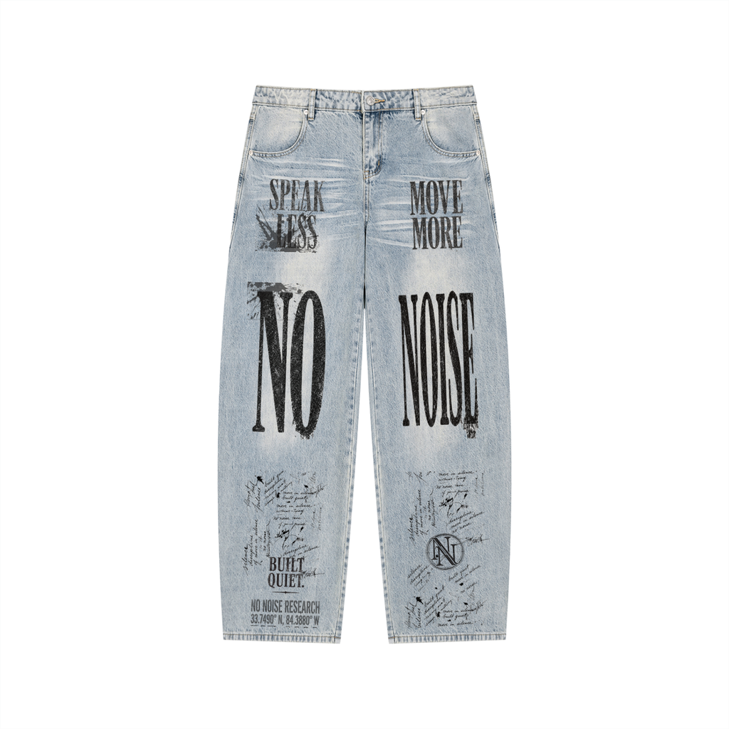 JEAN EN DENIM À IMPRIMÉ DÉLAVÉ NO NOISE™