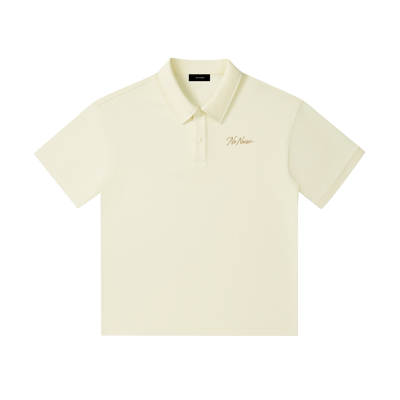 The Signature Drop Shoulder Polo - Ivory — View 3