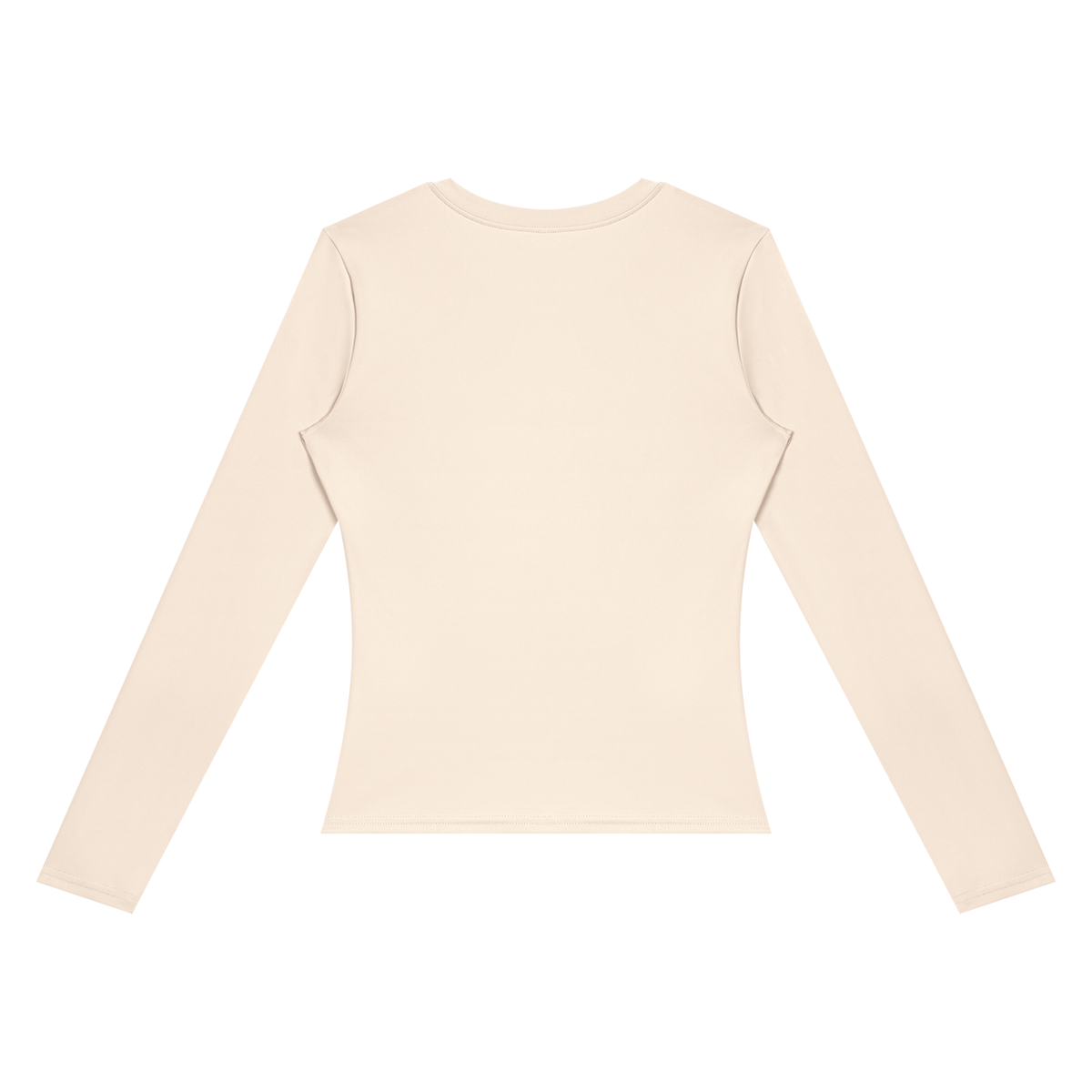 NO NOISE™ Apricot long-sleeve training top, back