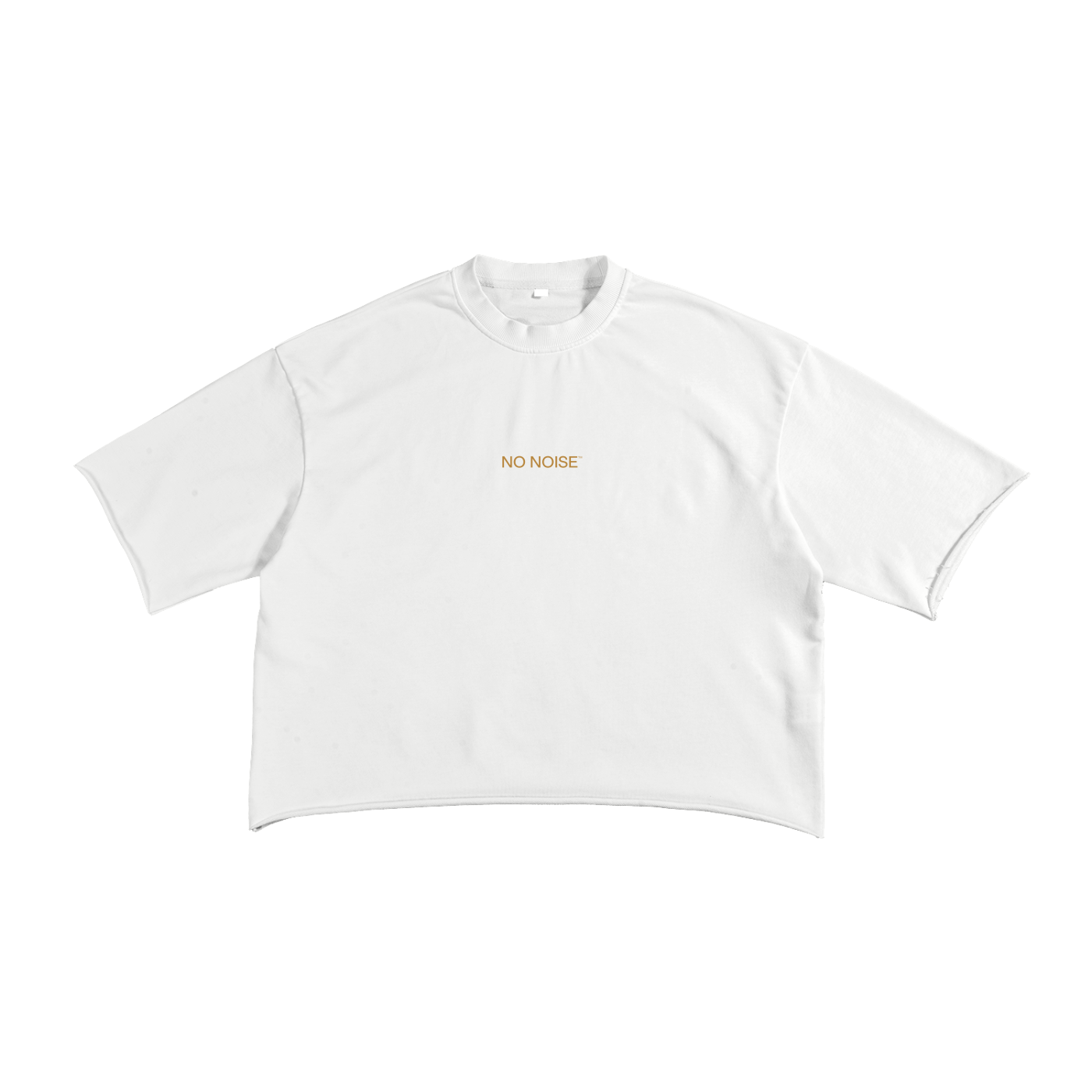 Support Your Friends - French Terry Raw Edge T-Shirt-White