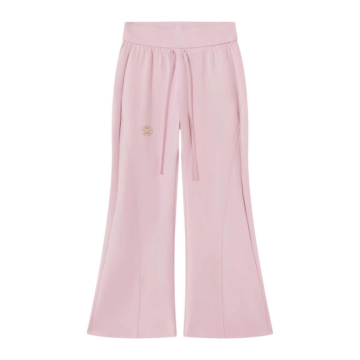 NO NOISE™ Light pink Original Signal flared sweatpants, front