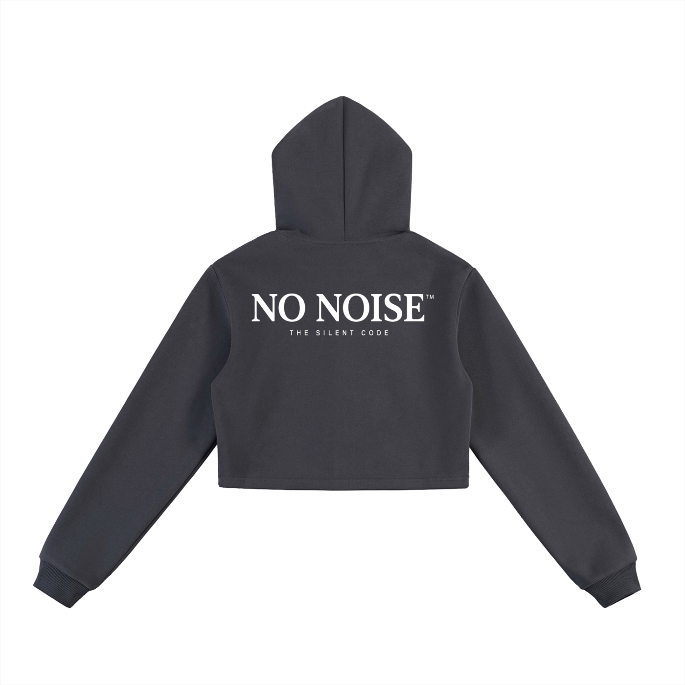 NO NOISE™ SILENT FORM CROPPED ZIP