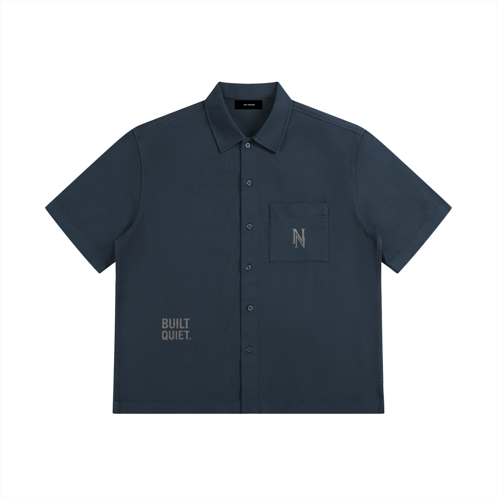 Chemise NO NOISE™ coupe carrée à poches plaquées — Conçue pour le silence.