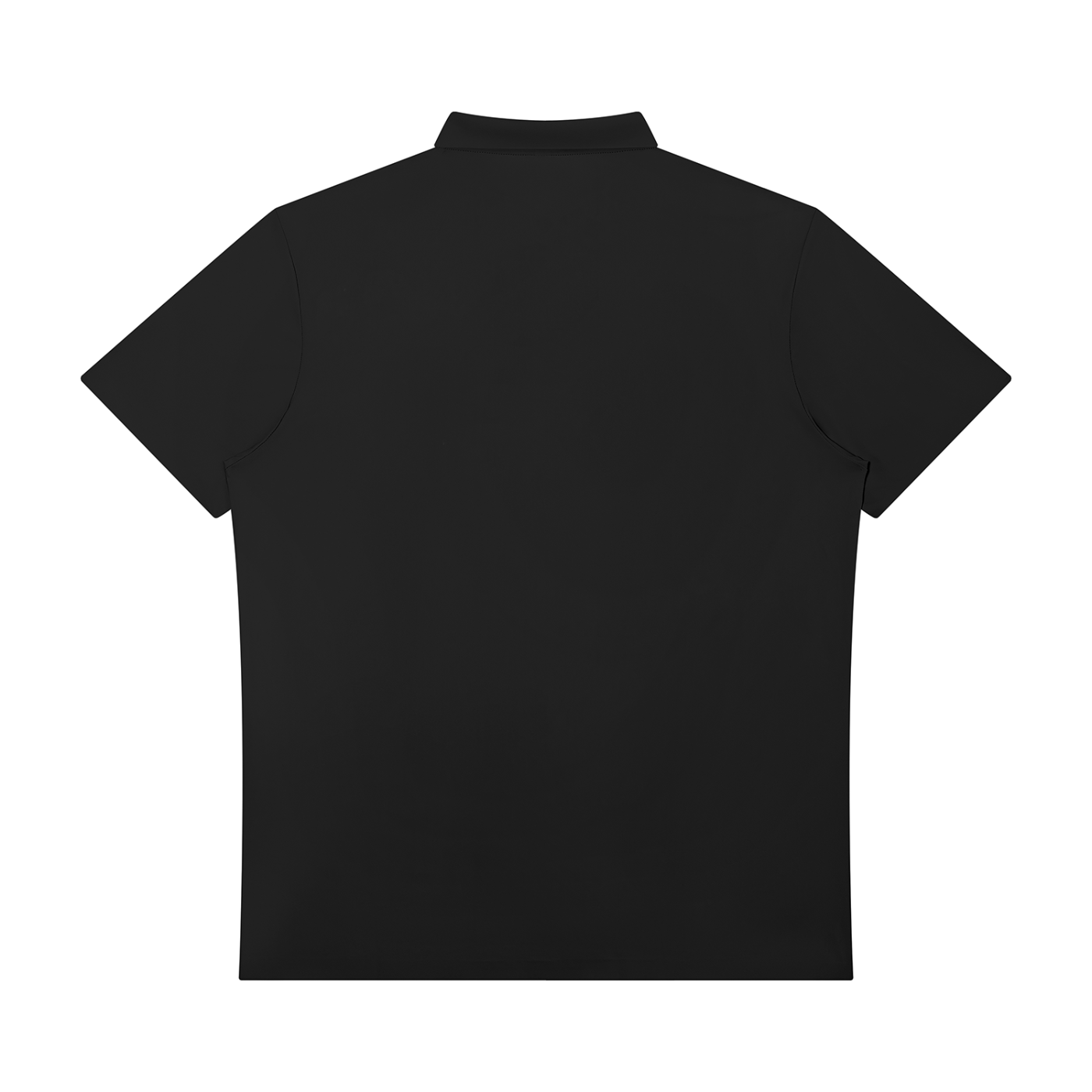 THE MOTION QUATER ZIP POLO - OBSIDIAN