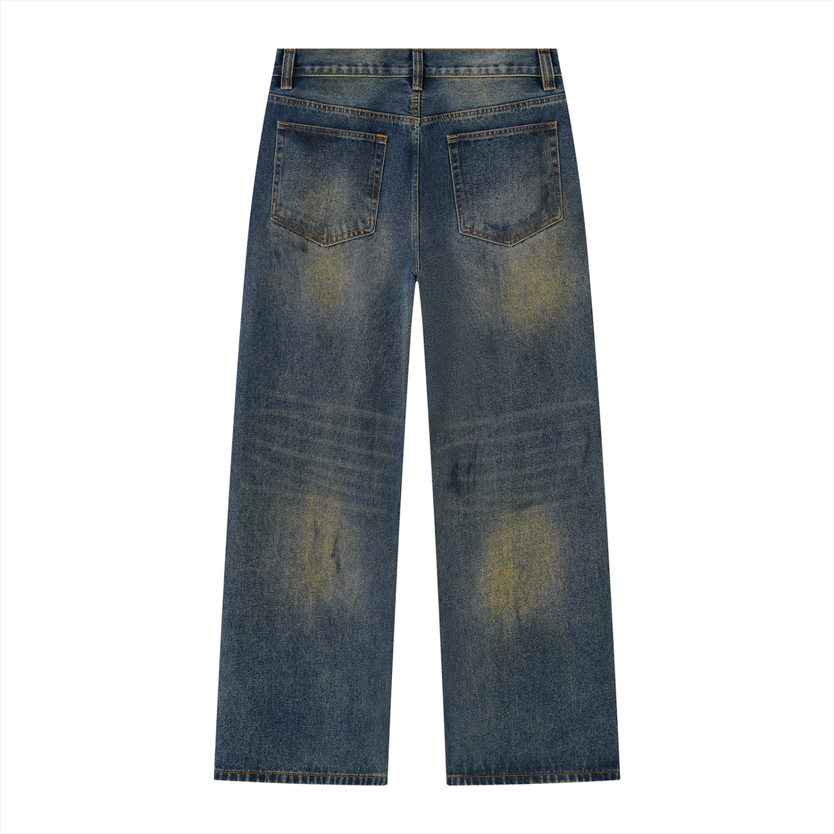 NO NOISE The World Is Loud Denim — Vintage Blue, back product view.