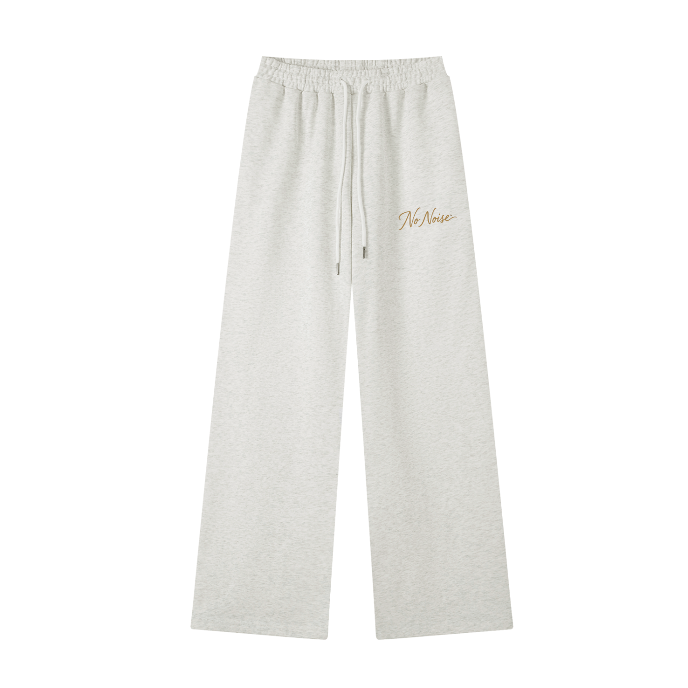 The Signature- HER Straight-Leg Sweatpants — OAT GRAY
