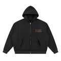 PARIS NIGHT ZIP HOODIE — BLACK — View 3
