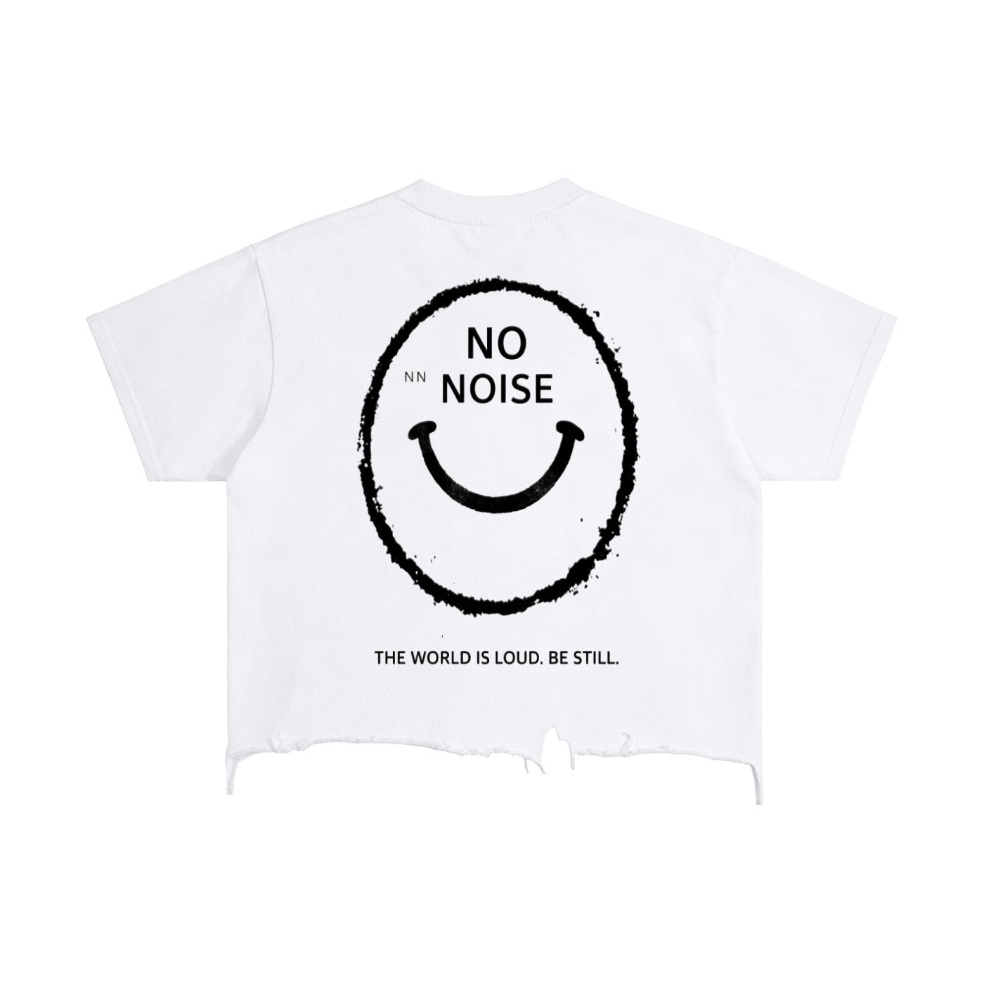 NO NOISE™ BE STILL DISTRESSED TEE