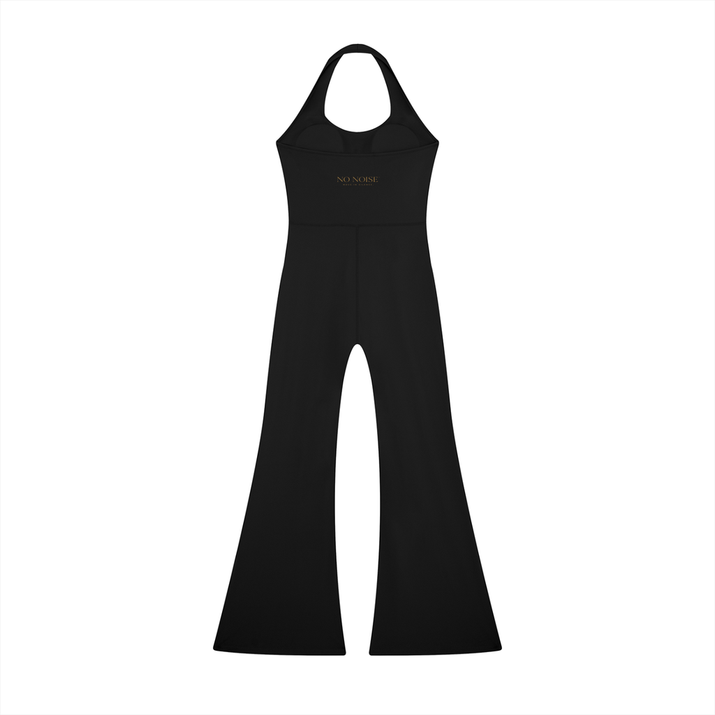 MOTION HALTER JUMPSUIT - OBSIDIAN