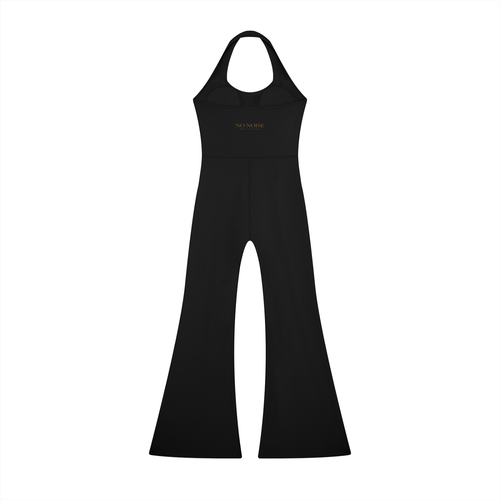MOTION HALTER JUMPSUIT - OBSIDIAN