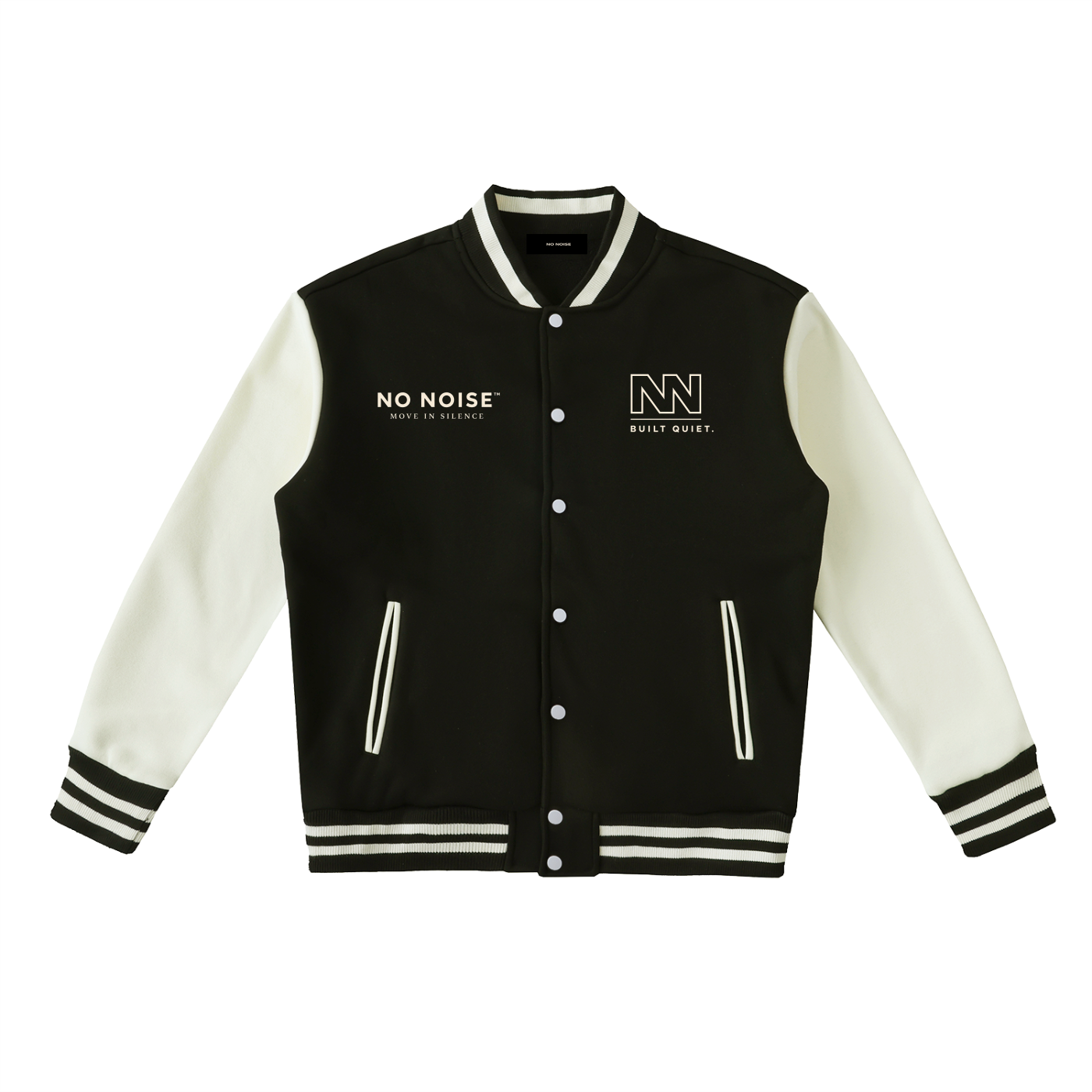 NO NOISE™ CLUB JACKET — BLACK