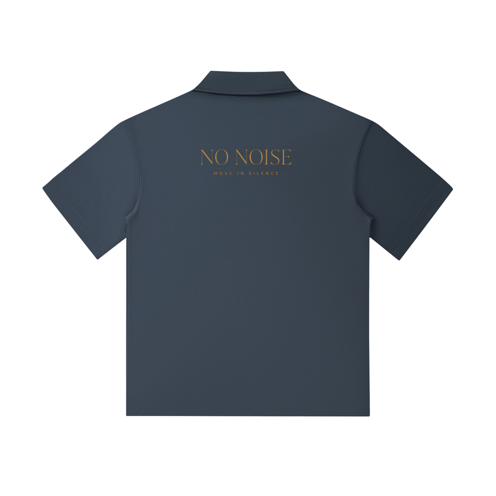 The Signature Drop Shoulder Polo - Slate Blue — View 4