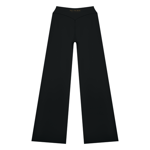 Studio High Rise Flare Pant (Black) — View 2