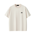 NO NOISE™ SILENT ESSENTIAL TEE — Apricot front — product mockup