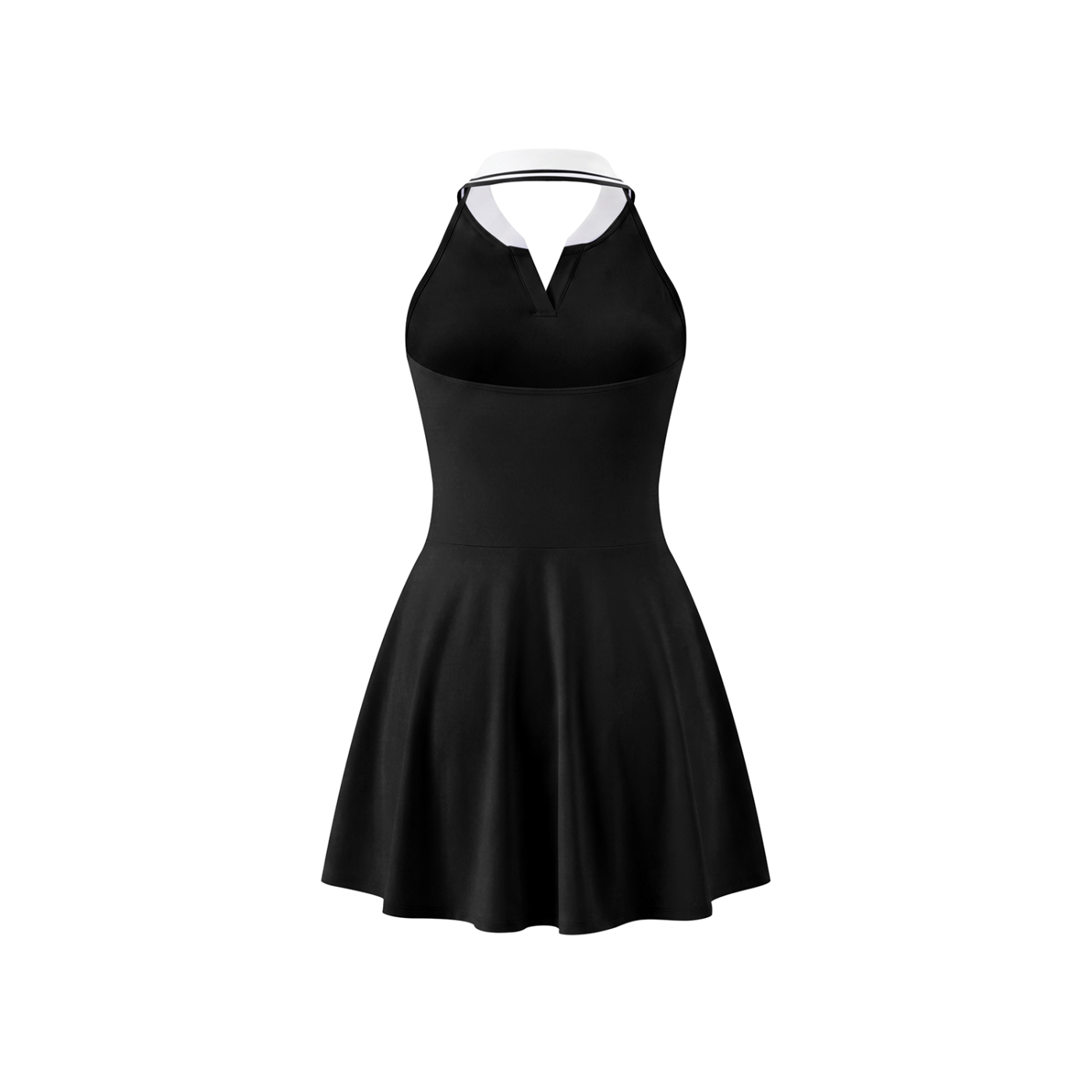 NO NOISE™ SILENT FLOW DRESS BLACK